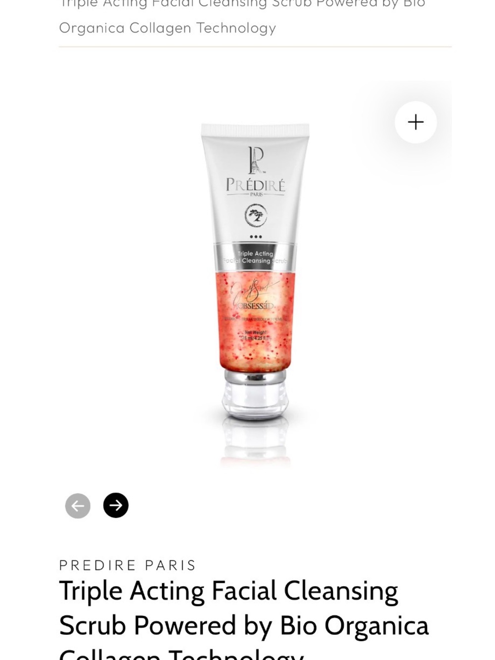 Triple Acting Facial Cleansing Scrub - Pink